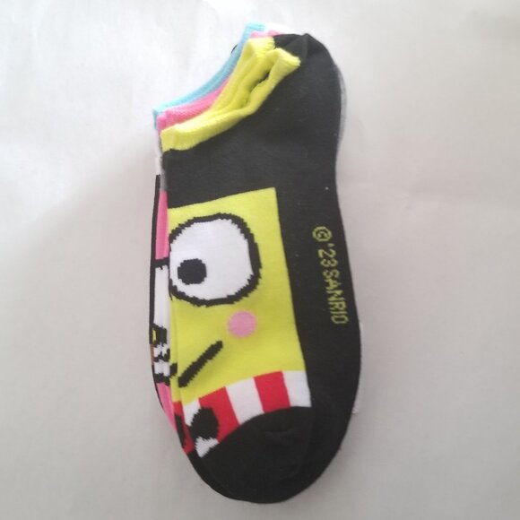 Hello Kitty and Friends No Show Socks (5 pairs) - Picture 7 of 8